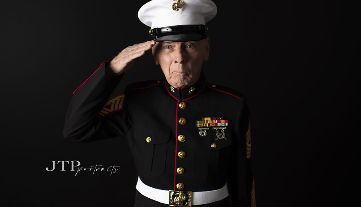 Marine Corps Veteran, Military Photoshoot